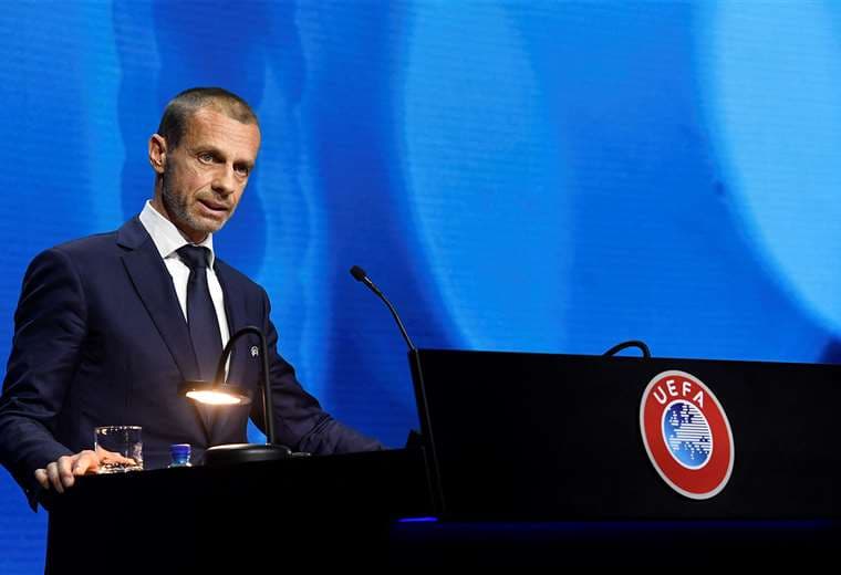 Aleksander Ceferin, presidente de la UEFA. Foto: AFP