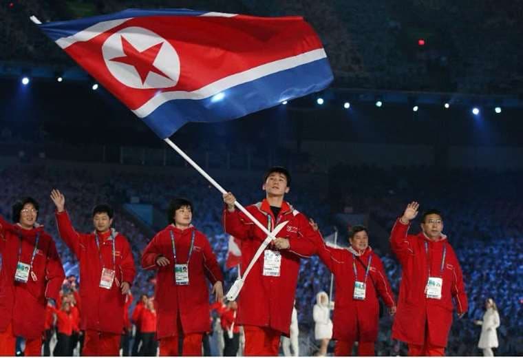No se verá deportistas norcoreanos en el desfile inaugural de los juegos. Foto: Internet