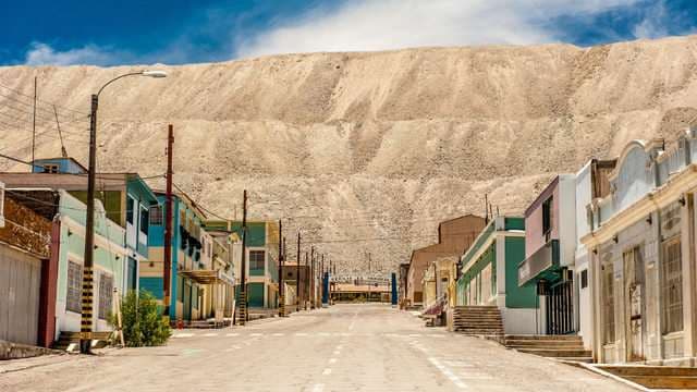 La mina de cobre a cielo abierto más grande del mundo, Chuqicamata, está en Chile