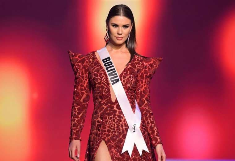 Miss Bolivia en su participación en el Miss Universo