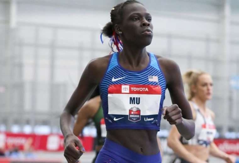 Christine Mbomba, atleta de Namibia. Foto: internet