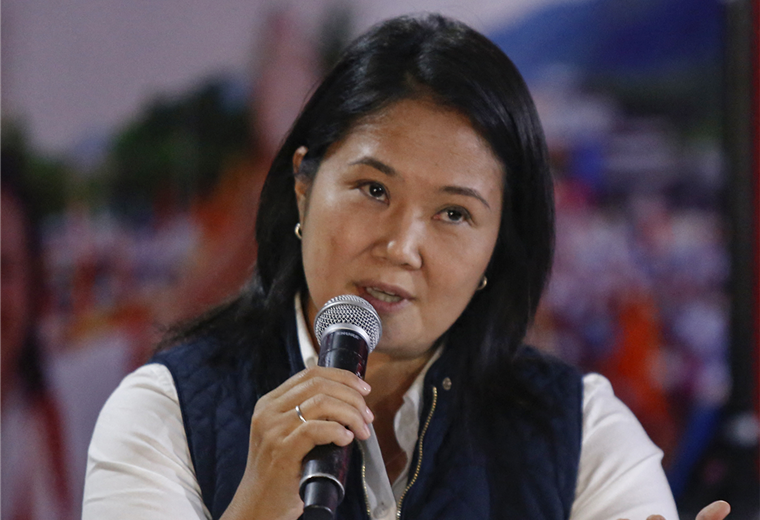 Keiko Fujimori, candidata a la presidencia de Perú. Foto. AFP