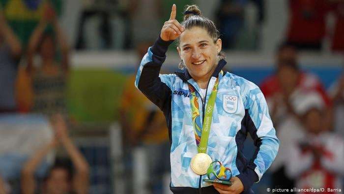 Paula Pareto, judoca argentina. Foto: internet