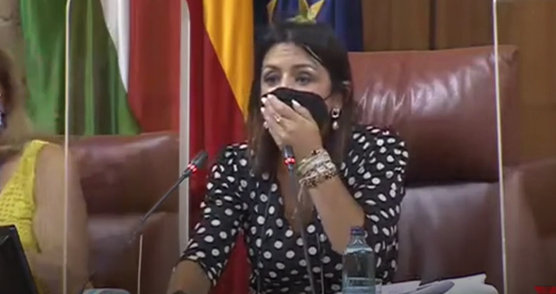 Una rata irrumpe en el parlamento de Andalucía. Foto Internet