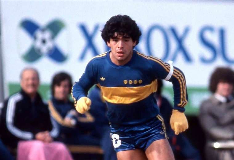 La camiseta de Boca, campeona de 1981. Foto: Internet