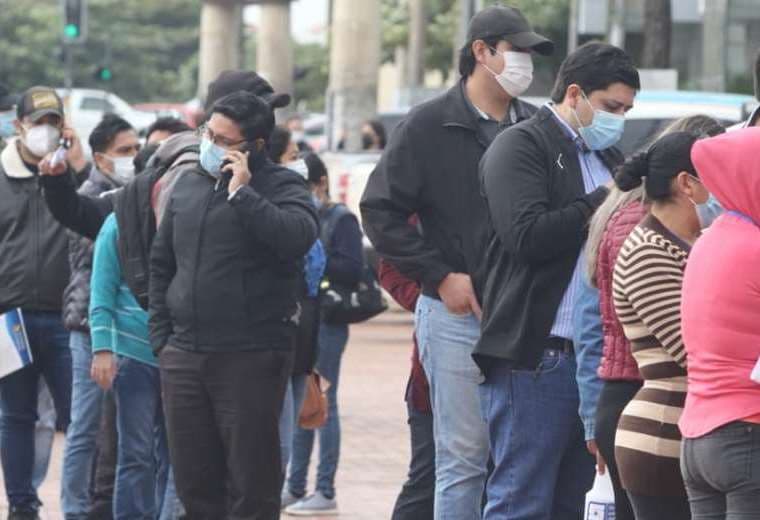 Foto archivo El Deber: los contagios se aceleraron de manera leve en Santa Cruz.