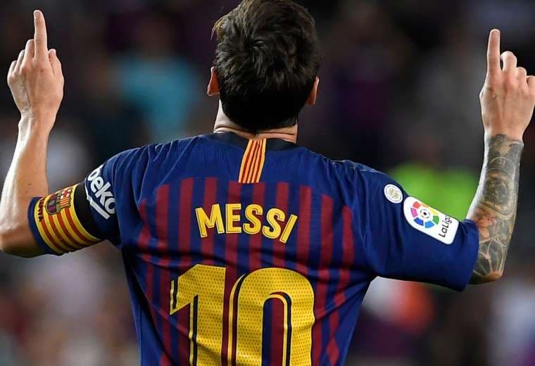 Messi llevó el ‘10’ del Barcelona durante muchos años. Foto: Internet