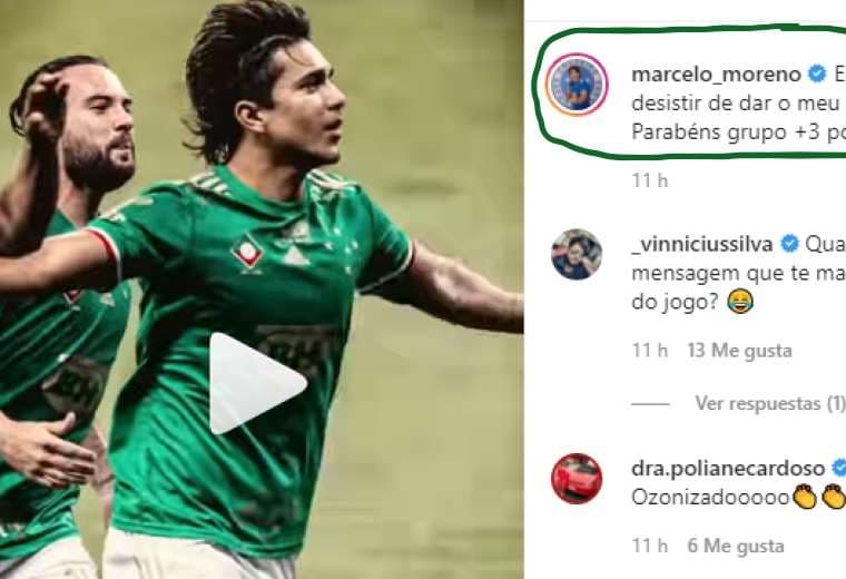 Captura de pantalla del video que publicó Marcelo Martins en Instagram