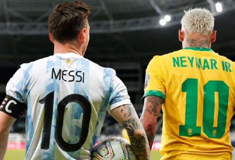 Messi y Neymar son las figuras de este clásico sudamericano. Foto: Internet