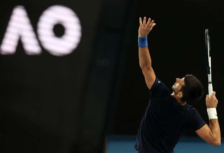 Es poco probable que Djokovic pueda defender el título que ganó el año pasado. Foto. AFP