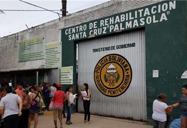 Por casos de Covid, restringen las visitas en Palmasola. Foto: EL DEBER