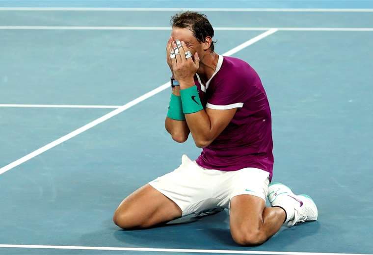 Nadal tiene 35 años. Es uno de los más veteranos de los tenistas profesionales. Foto: AFP