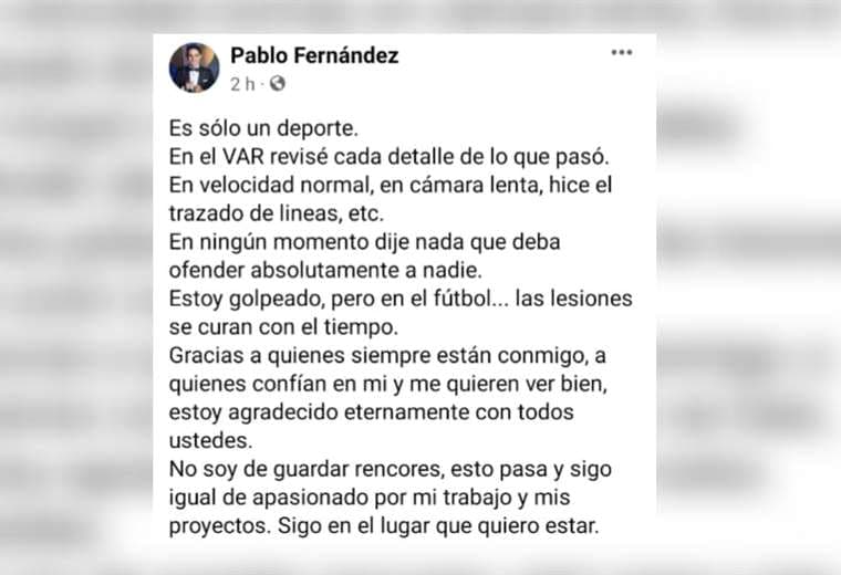 El post de Pablo Fernández