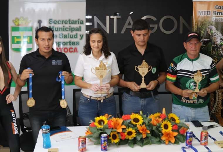 Presentación de La Copa Bolivia MTB Smart Life 2022. Foto: Internet