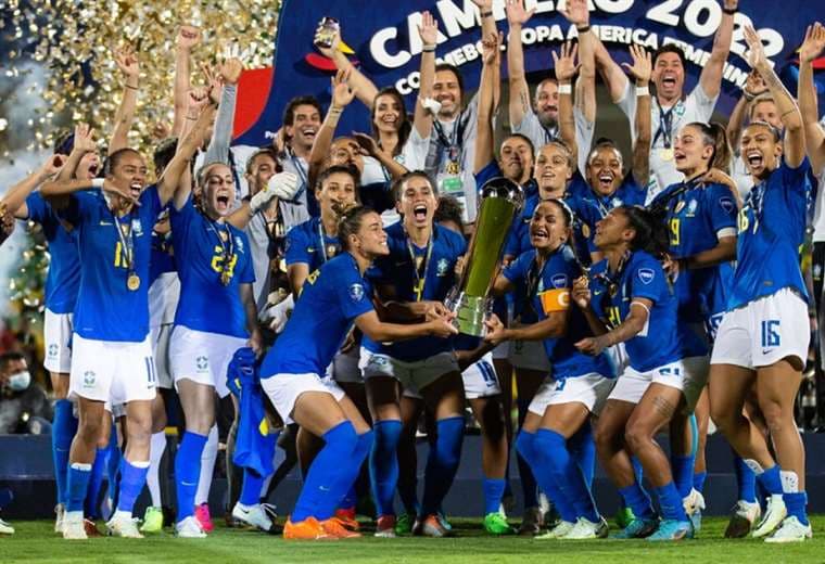 Brasil obtuvo el título de la Copa América femenina en Colombia. Foto: Internet