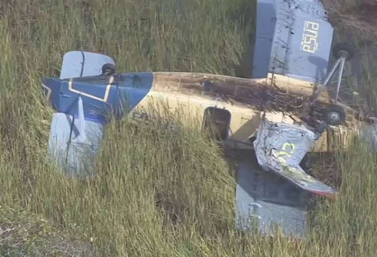 Imagen de la aeronave accidentada en Florida. Foto. Internet 