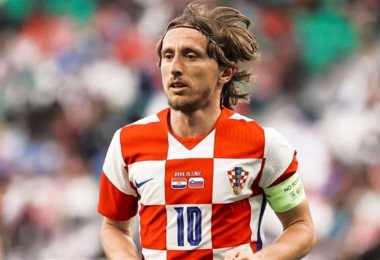 Luka Modric con la camiseta de Croacia. Archivo Internet