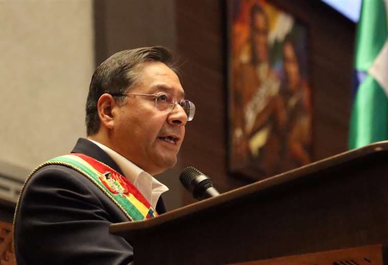 Luis Arce, presidente del Estado. Foto: @LuchoXBolivia