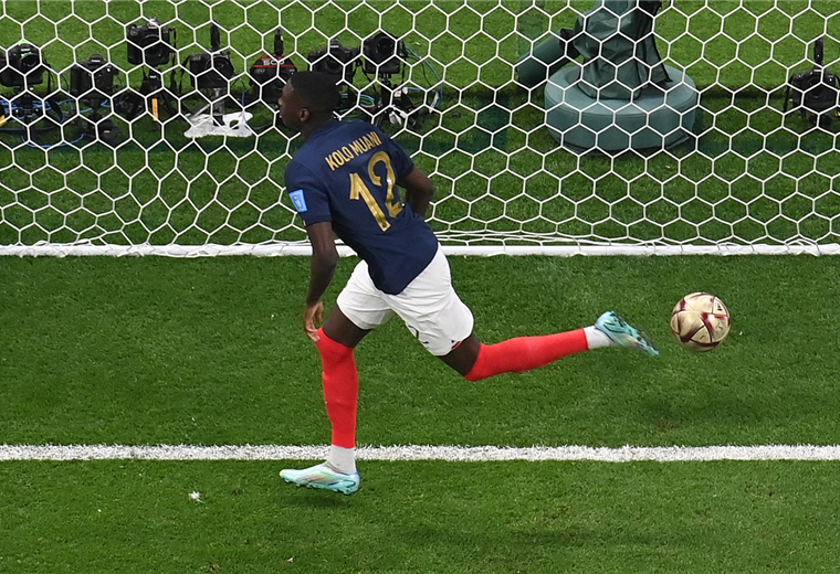 Randal Kolo Muani marcó el segundo de Francia. Foto. AFP