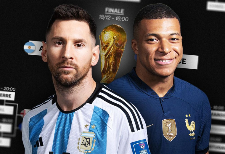 Messi y Mbappé, las estrellas que estarán en la final