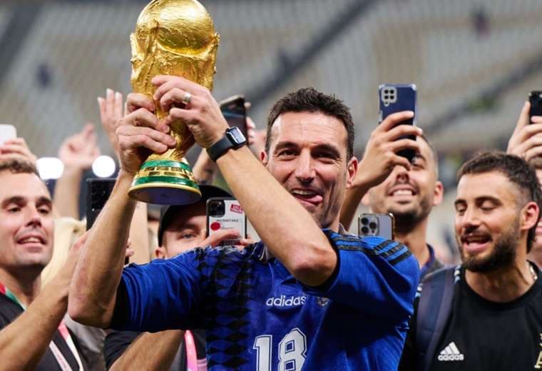 Scaloni ganó con Argentina la Copa América y el Mundial. Foto: Internet