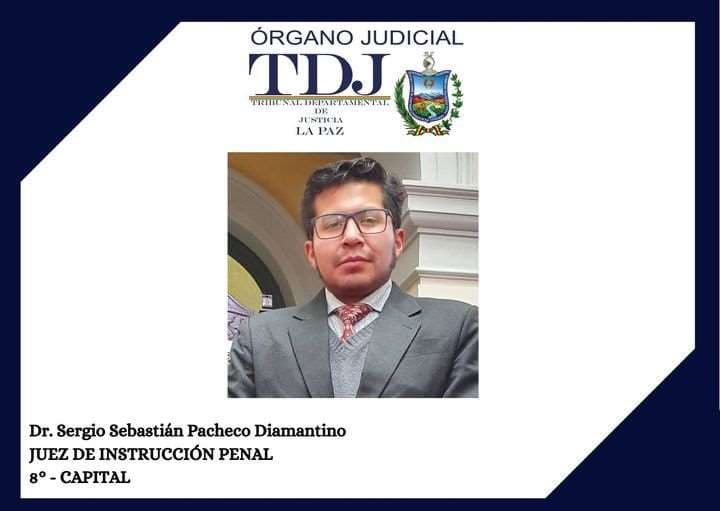 El juez Sergio Sebastian Pacheco Diamantino