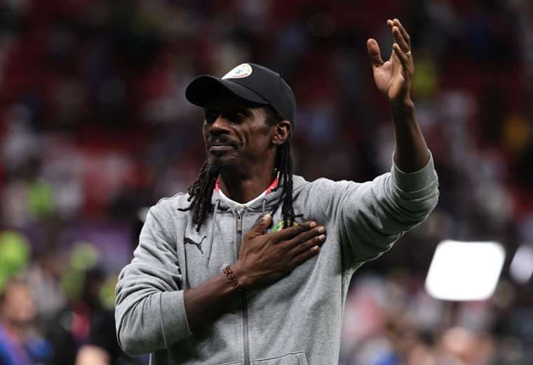 Aliou Cissé, entrenador de Senegal. AFP
