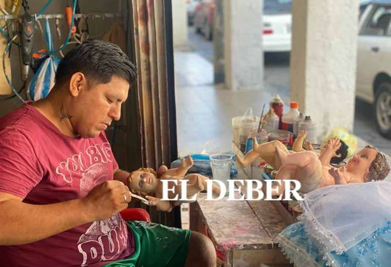 Marco Antonio Valle trabaja hace cinco años en la calle Beni / Foto: Elizabeth La Fuente