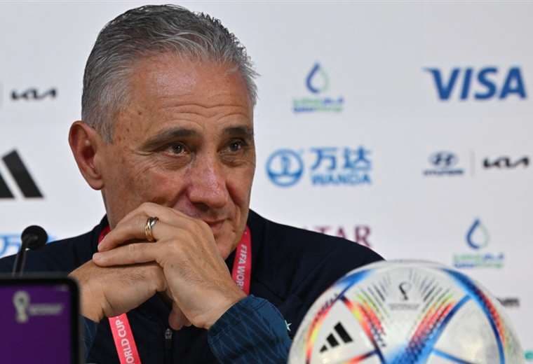 Tite, entrenador de Brasil. AFP
