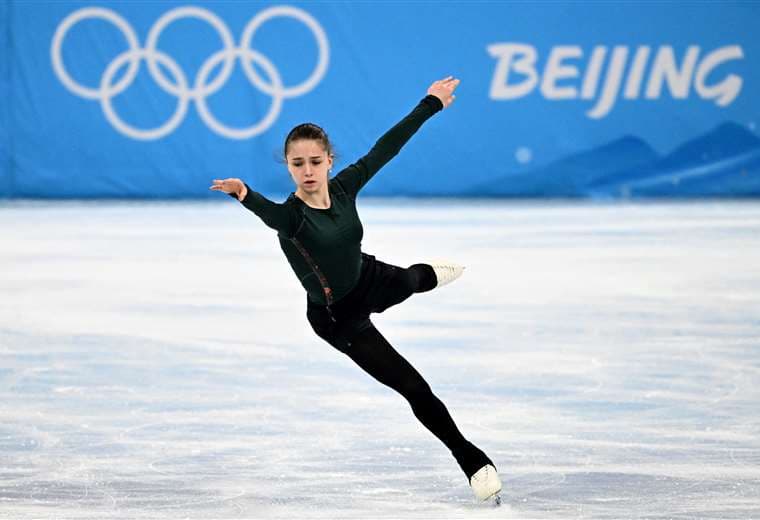 Kamila Valieva, patinadora rusa. Foto: AFP