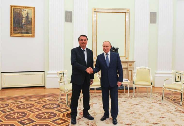 Bolsonaro y Putin /Foto: AFFP