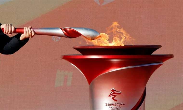 Antorcha olímpica de Pekín 2022. Foto: Internet