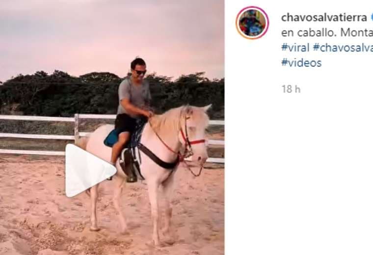 Captura de pantalla del video publicado por Chavo en Instagram