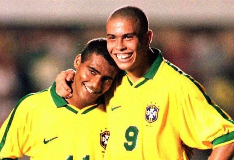 Romario y Ronaldo fueron temibles delanteros de Brasil. Foto: Internet