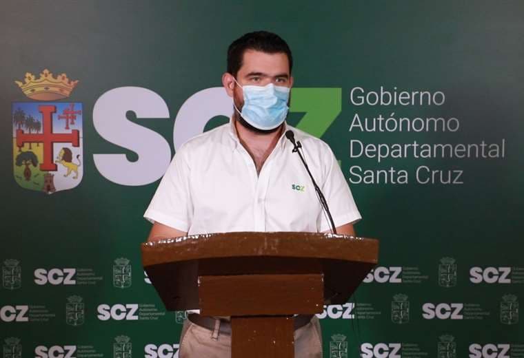 Efraín Suárez, secretario de Justicia de la Gobernación cruceña/Foto: GADSC