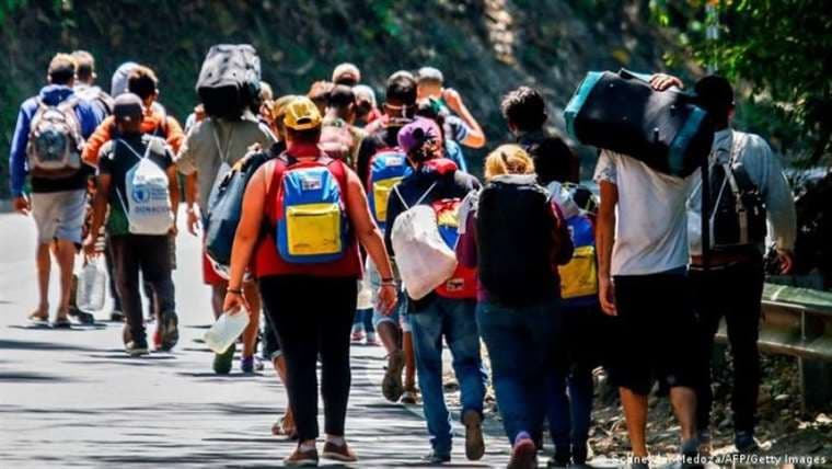 Migrantes venezolanos | Foto: Archivo AFP