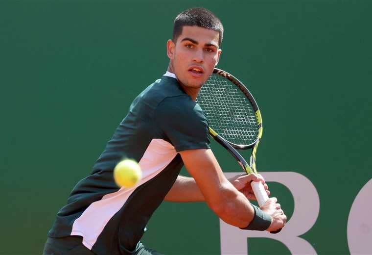 Carlos Alcaraz, tenista español de 18 años. Foto: AFP