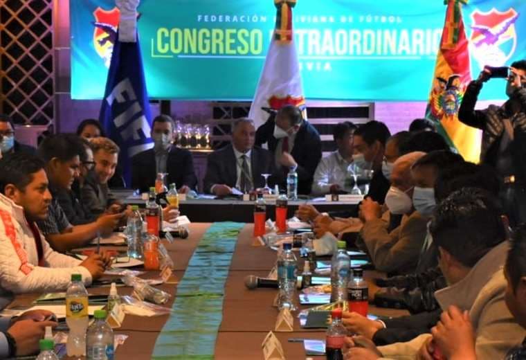 El congreso de la FBF tuvo lugar en un hotel de la ciudad de La Paz. Foto: APG Noticias