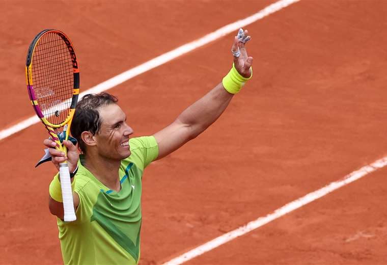 Nadal ganó este lunes en su debut en Roland Garros. Foto. AFP