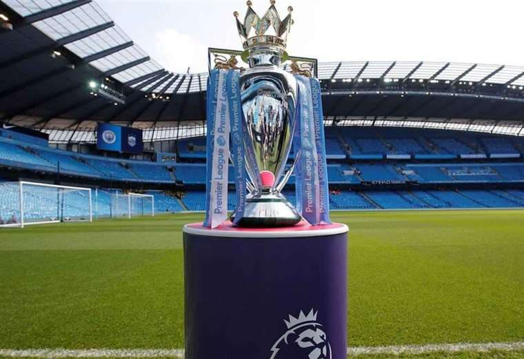El trofeo de la Premier League. Foto. Internet