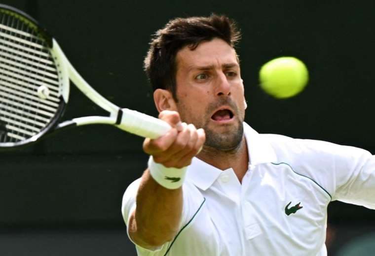 Novak Djokovic defiende su título en Wimbledon. Foto: AFP