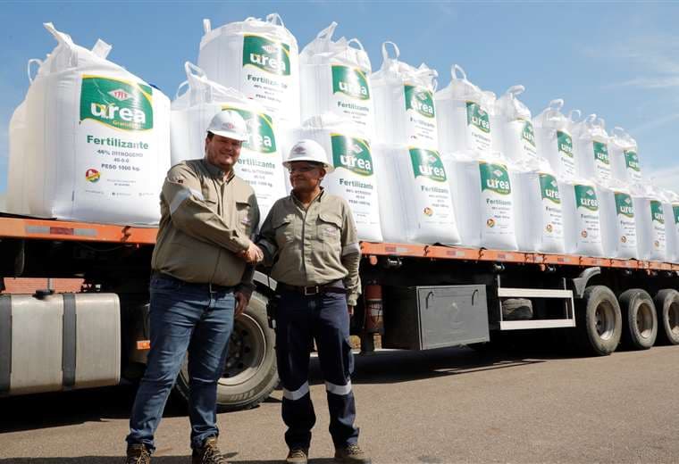El 85% del fertilizante se fue al mercado de exportación/Foto: YPFB