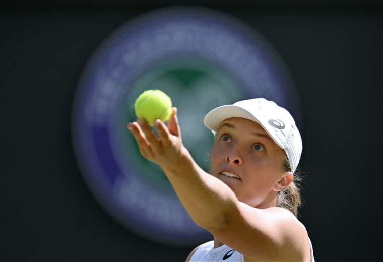 Iga Swiatek, la número uno del tenis femenino. Foto: AFP