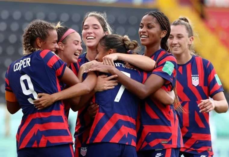 Estados Unidos goleó a Ghana en el inicio del Mundial Femenino sub-20