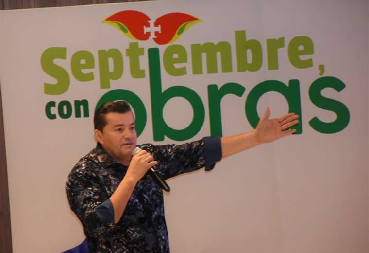 El alcalde Jhonny Fernández en la presentación / Foto: GAM