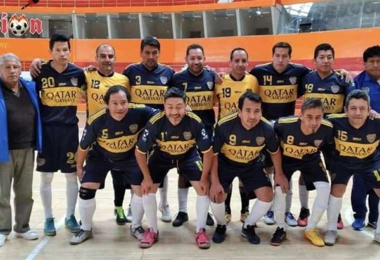El equipo de Boca Junior que logró el título. Foto: Comisión de Futsal