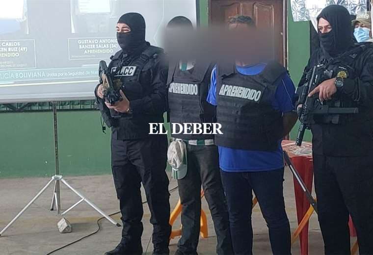 Los delincuentes fueron aprehendidos/Foto: Juan Carlos Torrejón.