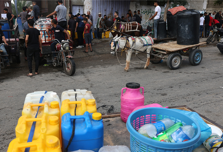 Anuncian que el agua y otros servicios se agotarán en Gaza. Foto. Internet 