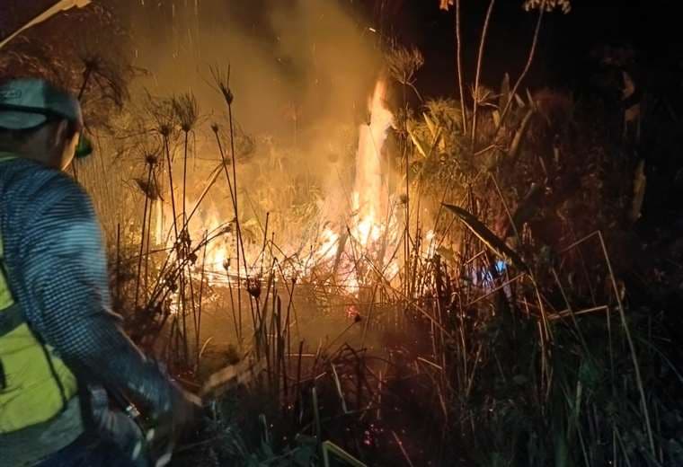 Incendio en Surutú/ Foto: Soledad Prado