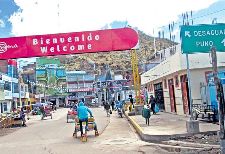 El paso fronterizo en Desaguadero, frontera con Perú/Foto: Archivo